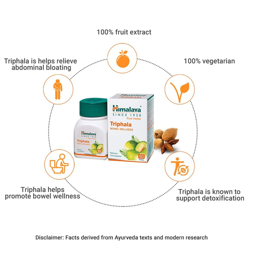 Himalaya Pure Herbs Triphala Bowel Wellness